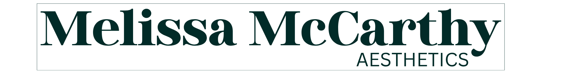 Melissa McCarthy Logo Green on White